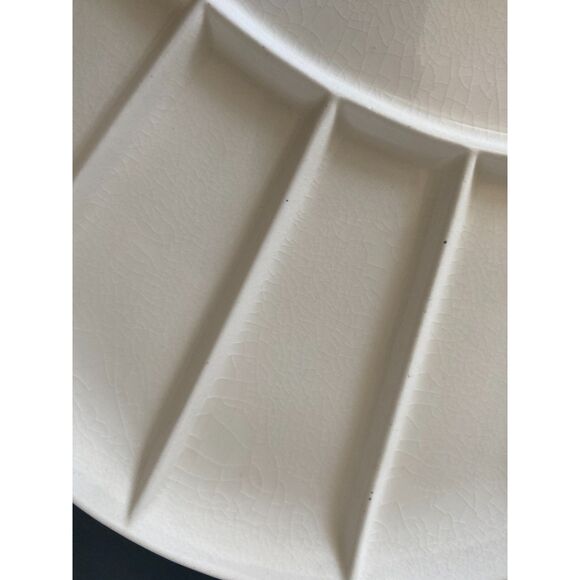 9 1/4" White Fondue Plates Vintage Set of 3 Japan - Picture 6 of 9